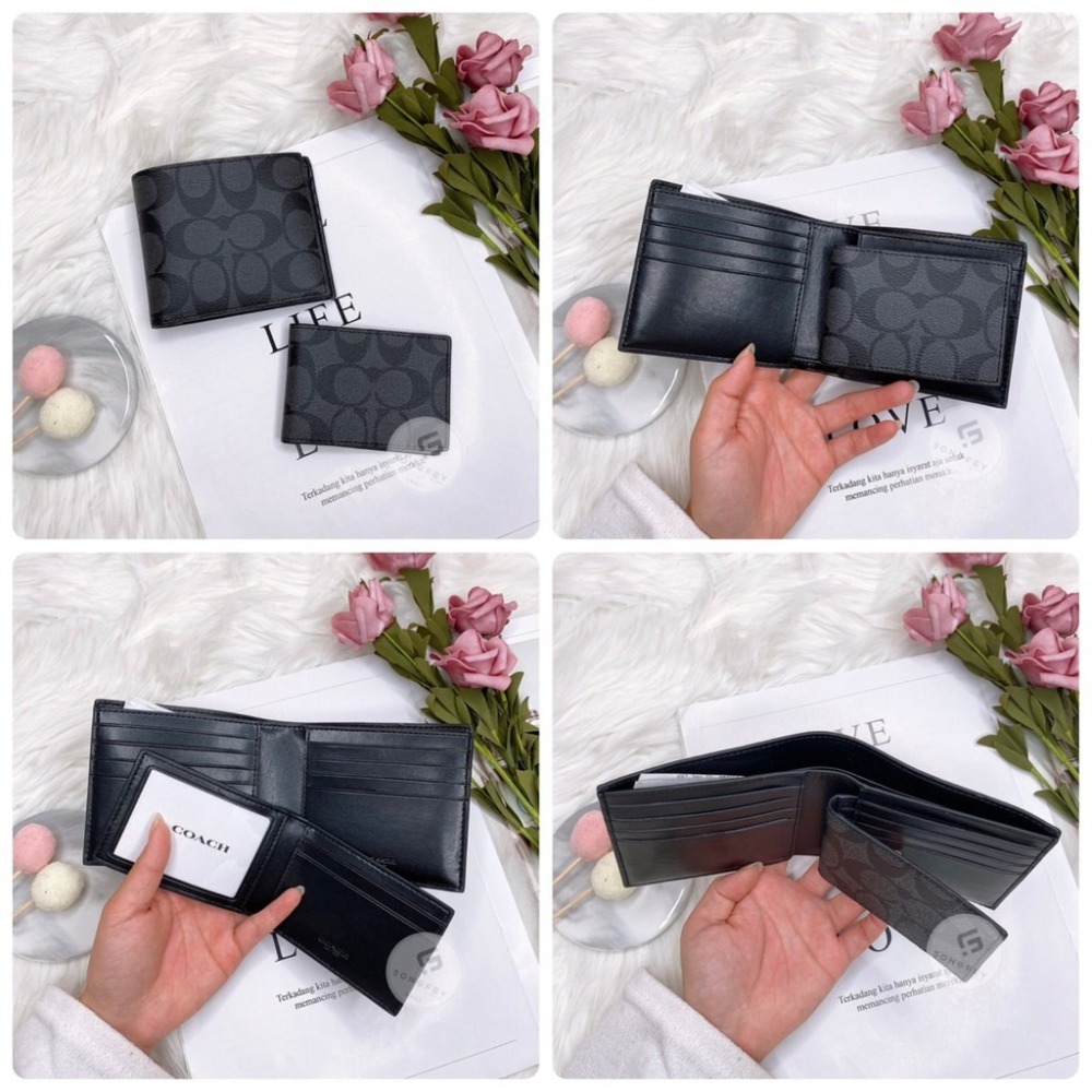 美國代購🇺🇸台灣現貨 Coach 男短夾 iD卡男短夾-細節圖3