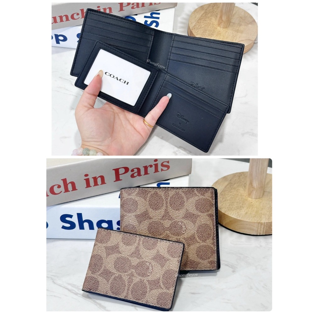 美國代購🇺🇸台灣現貨 Coach 男短夾 iD卡男短夾-規格圖10