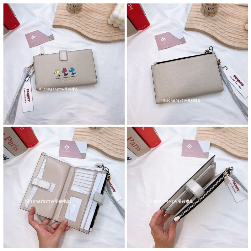 美國代購🇺🇸台灣現貨 MJ 史努比 手掛中長夾 手機中長夾-細節圖7