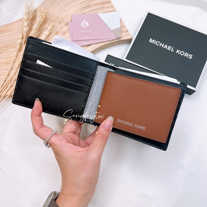 美國代購🇺🇸台灣現貨 Michael Kors｜MK ID卡 男短夾 禮盒組-細節圖4