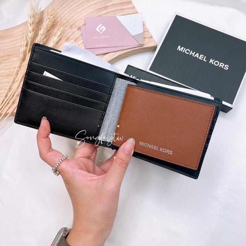 美國代購🇺🇸台灣現貨 Michael Kors｜MK ID卡 男短夾 禮盒組-細節圖4