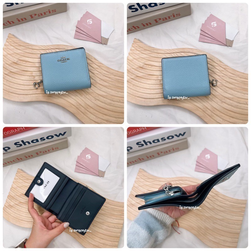 美國代購🇺🇸台灣現貨 Coach 兩折短夾 扣式短夾-細節圖6