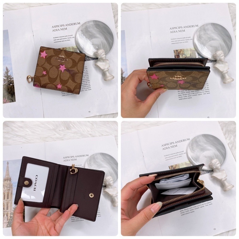 美國代購🇺🇸台灣現貨 Coach 兩折短夾 扣式短夾-細節圖7
