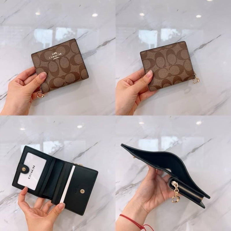 美國代購🇺🇸台灣現貨 Coach 兩折短夾 扣式短夾-細節圖9
