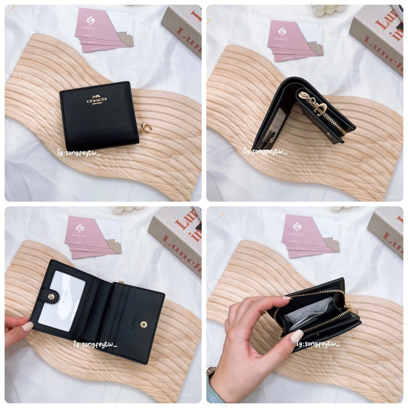 美國代購🇺🇸台灣現貨 Coach C字 拉鍊短夾-細節圖3