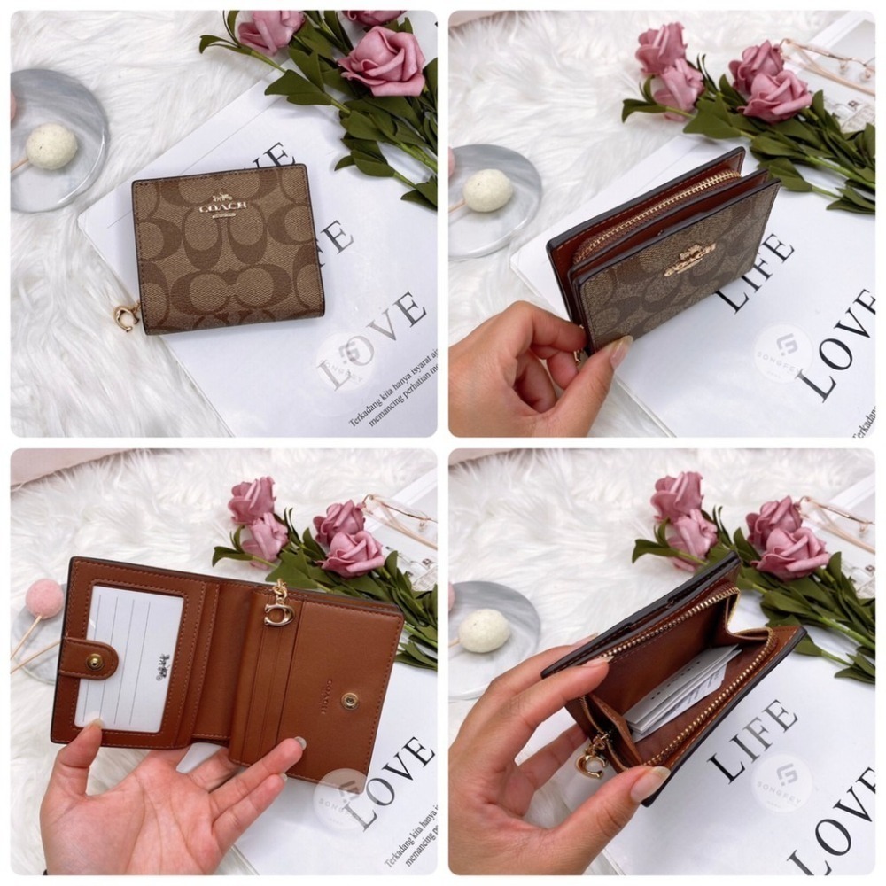 美國代購🇺🇸台灣現貨 Coach C字 拉鍊短夾-細節圖7