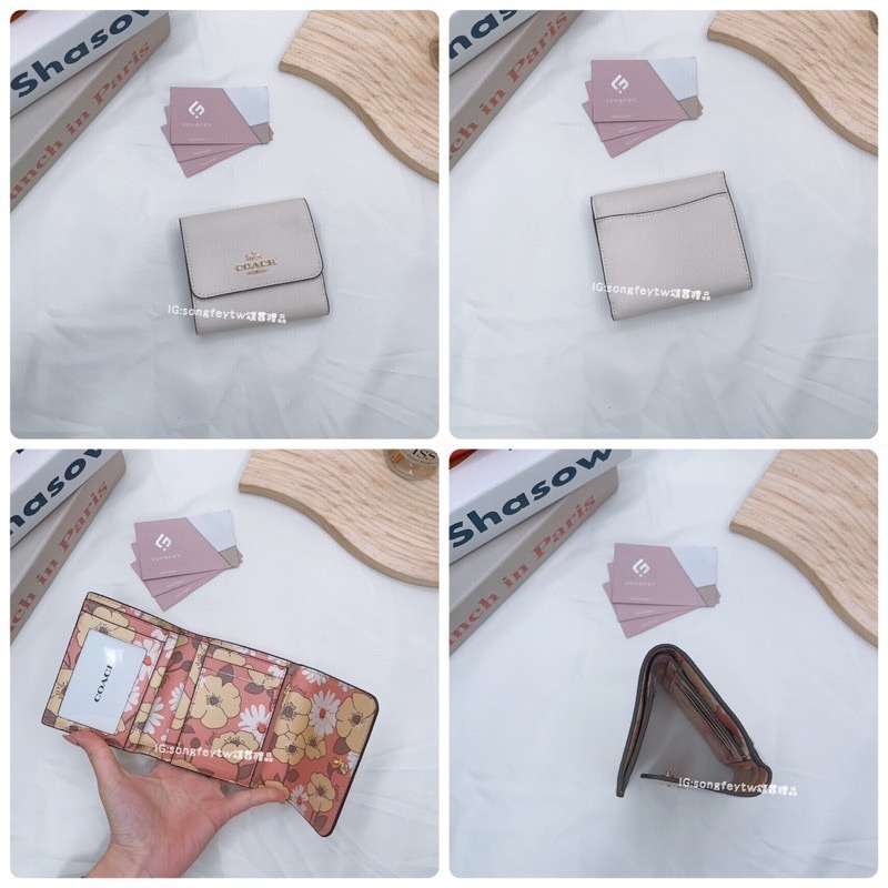 美國代購🇺🇸台灣現貨  Coach  三折短夾 薄短夾-細節圖5