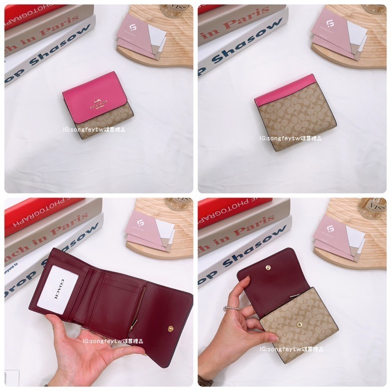 美國代購🇺🇸台灣現貨  Coach  三折短夾 薄短夾-細節圖6