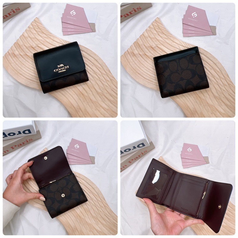美國代購🇺🇸台灣現貨  Coach  三折短夾 薄短夾-細節圖7