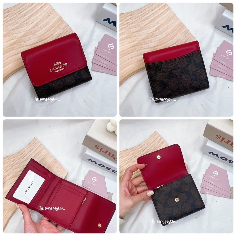 美國代購🇺🇸台灣現貨  Coach  三折短夾 薄短夾-細節圖4