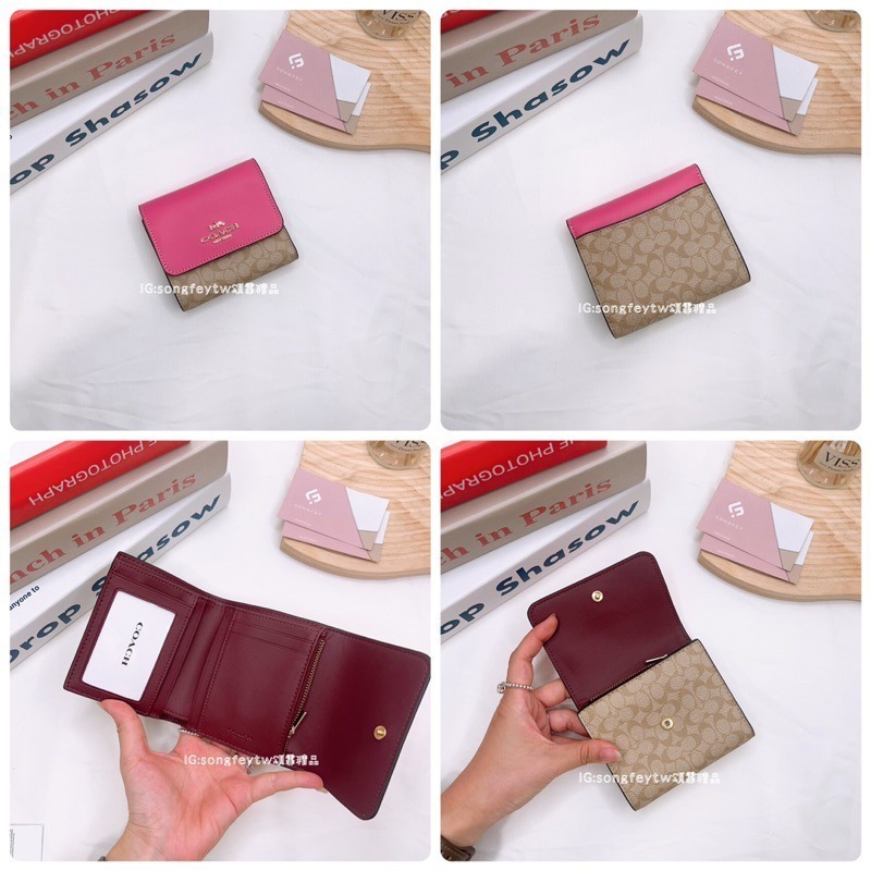 美國代購🇺🇸台灣現貨  Coach  三折短夾 薄短夾-細節圖6