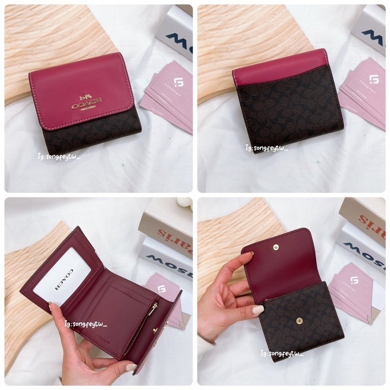 美國代購🇺🇸台灣現貨  Coach  三折短夾 薄短夾-細節圖8