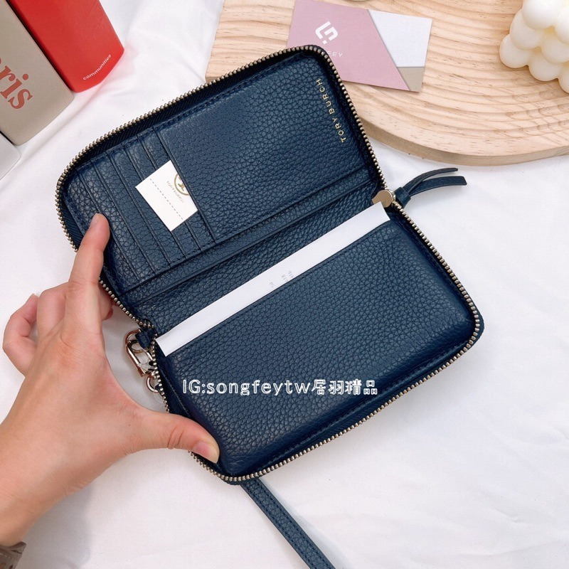 美國代購🇺🇸台灣現貨 Tory Burch｜TB THEA 手掛拉鍊中長夾-細節圖4