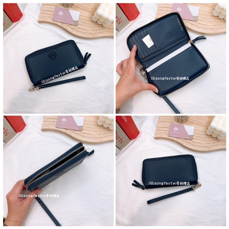 美國代購🇺🇸台灣現貨 Tory Burch｜TB THEA 手掛拉鍊中長夾-細節圖6