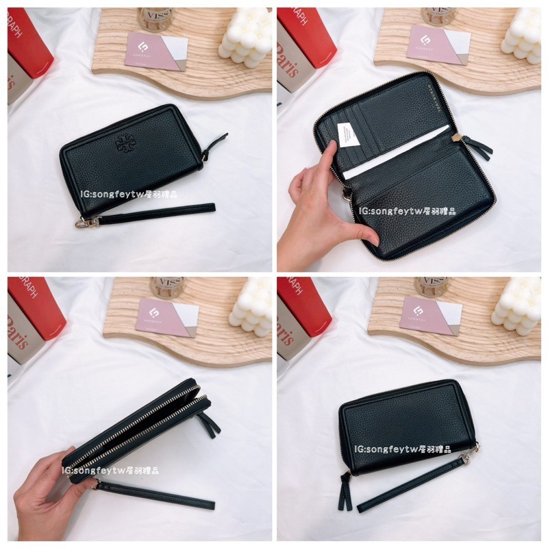 美國代購🇺🇸台灣現貨 Tory Burch｜TB THEA 手掛拉鍊中長夾-細節圖8