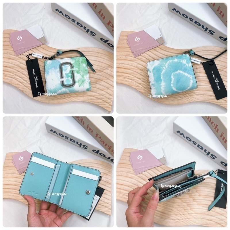 美國代購 台灣現貨 Marc Jacobs｜MJ 專櫃 暈染款短夾-細節圖3