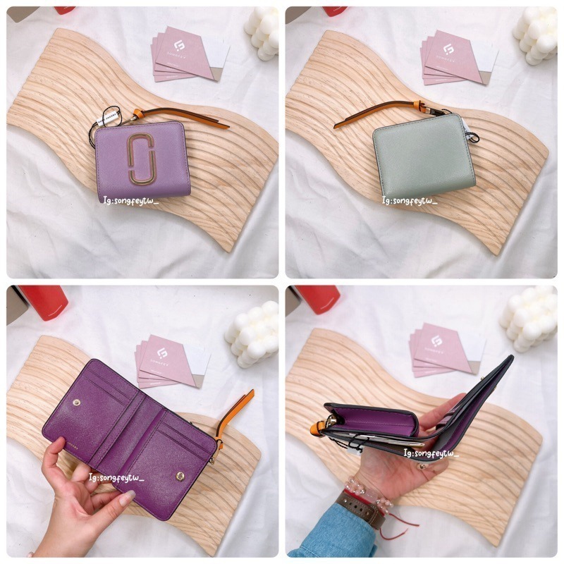 美國代購🇺🇸台灣現貨 MJ 專櫃款 大logo 短夾 兩折短夾-細節圖3