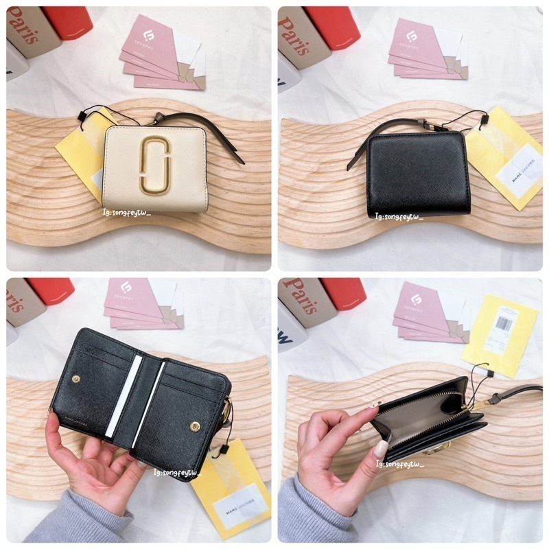 美國代購🇺🇸台灣現貨 MJ 專櫃款 大logo 短夾 兩折短夾-細節圖5