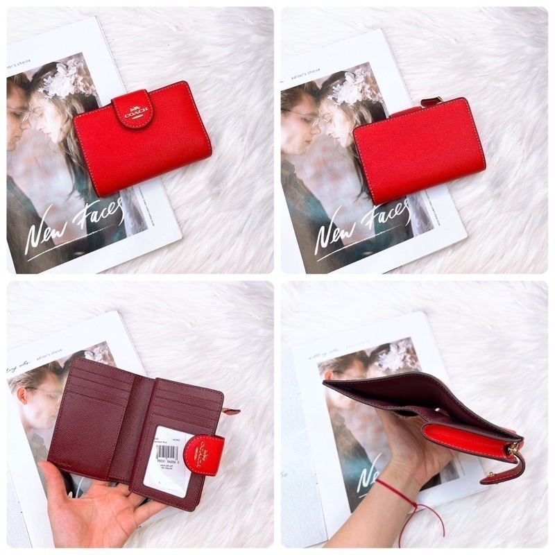 美國代購🇺🇸台灣現貨 Coach 扣式中夾 兩折中夾-細節圖7