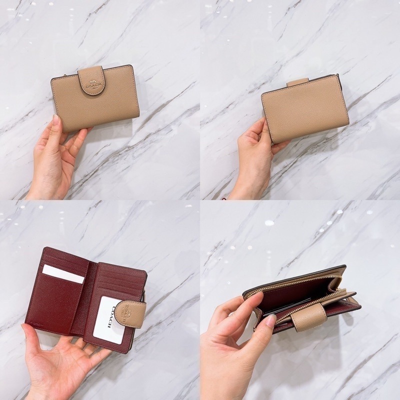 美國代購🇺🇸台灣現貨 Coach 扣式中夾 兩折中夾-細節圖9