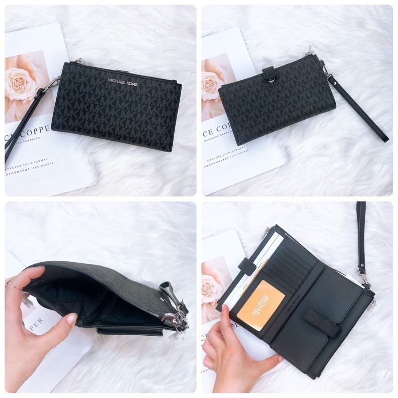 美國代購🇺🇸台灣現貨 Michael Kors｜MK 手掛帶 多功能中長夾-細節圖2