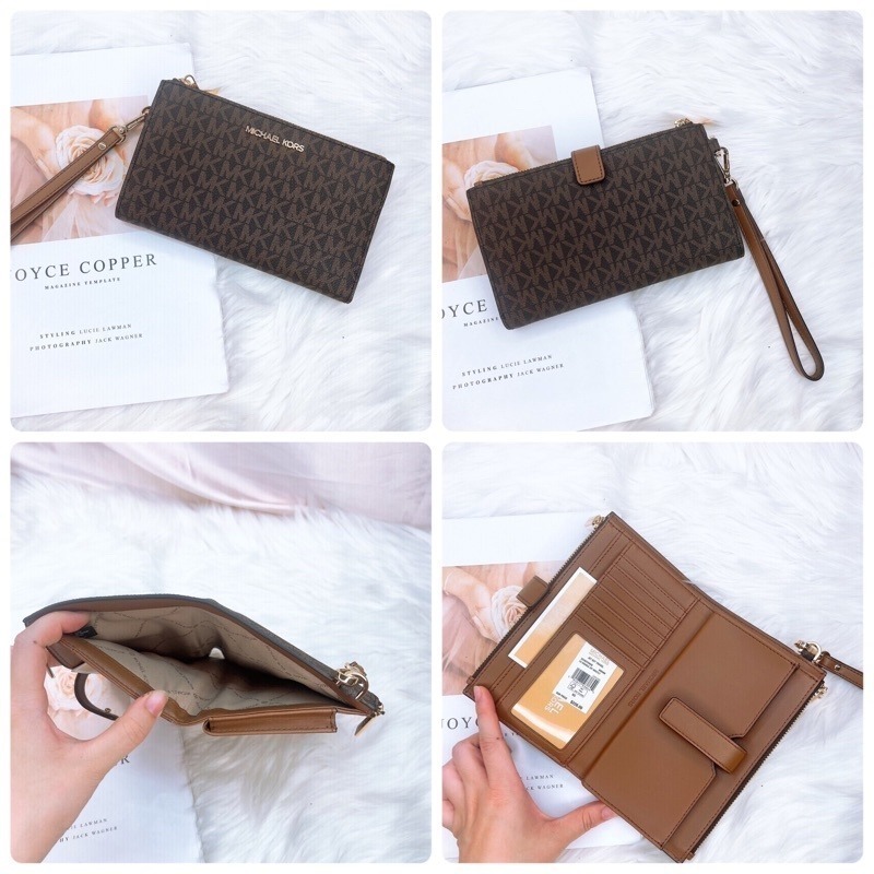 美國代購🇺🇸台灣現貨 Michael Kors｜MK 手掛帶 多功能中長夾-細節圖3