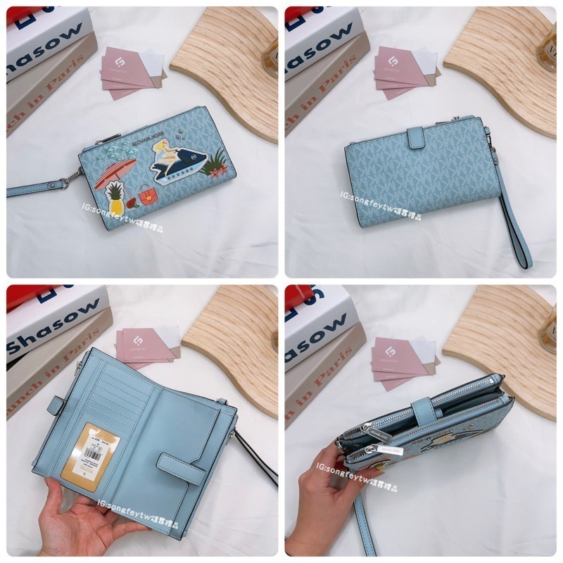 美國代購🇺🇸台灣現貨 MK多功能中夾 手機中夾 護照夾-細節圖8