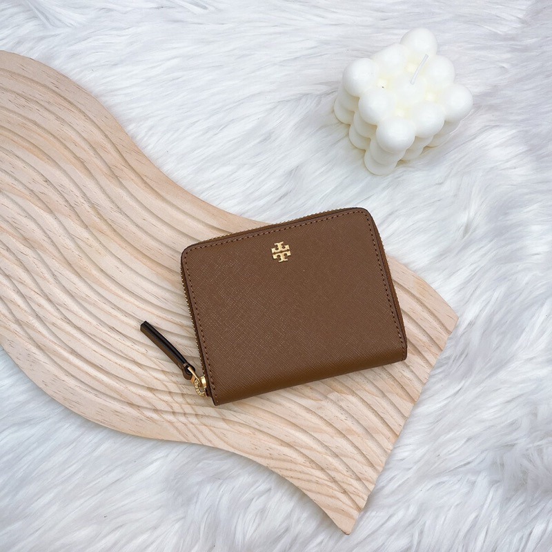 美國代購🇺🇸台灣現貨 Tory Burch 小金logo 拉鍊短夾-細節圖2