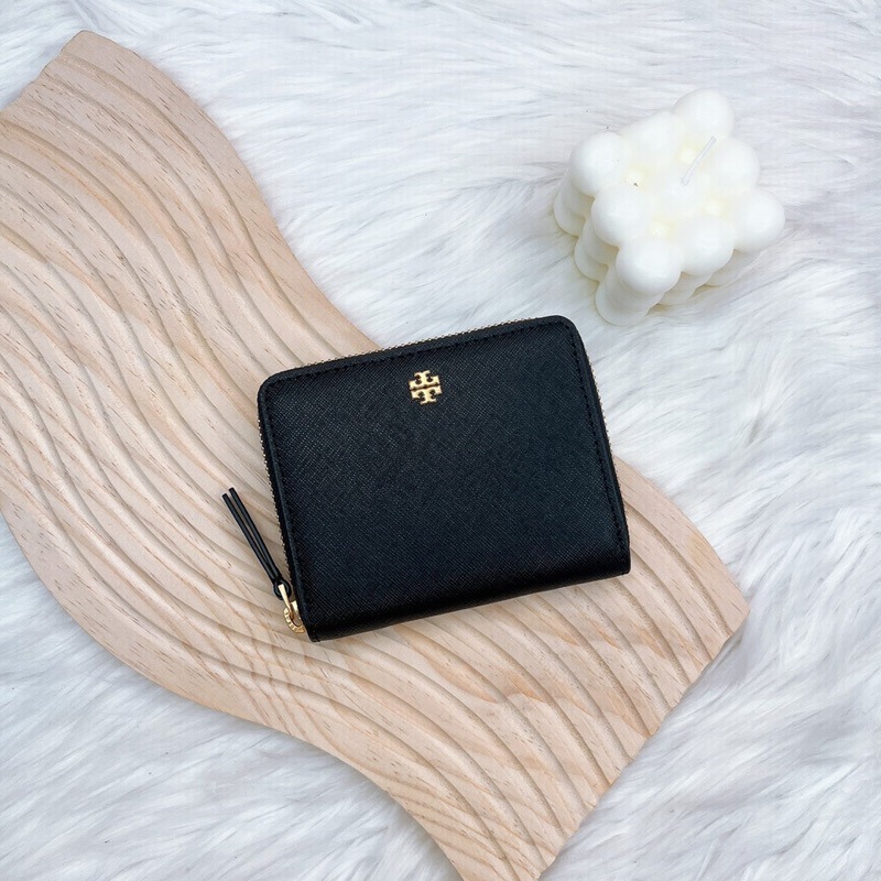 美國代購🇺🇸台灣現貨 Tory Burch 小金logo 拉鍊短夾-細節圖4