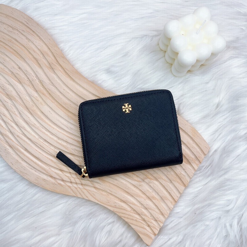 美國代購🇺🇸台灣現貨 Tory Burch 小金logo 拉鍊短夾-細節圖6