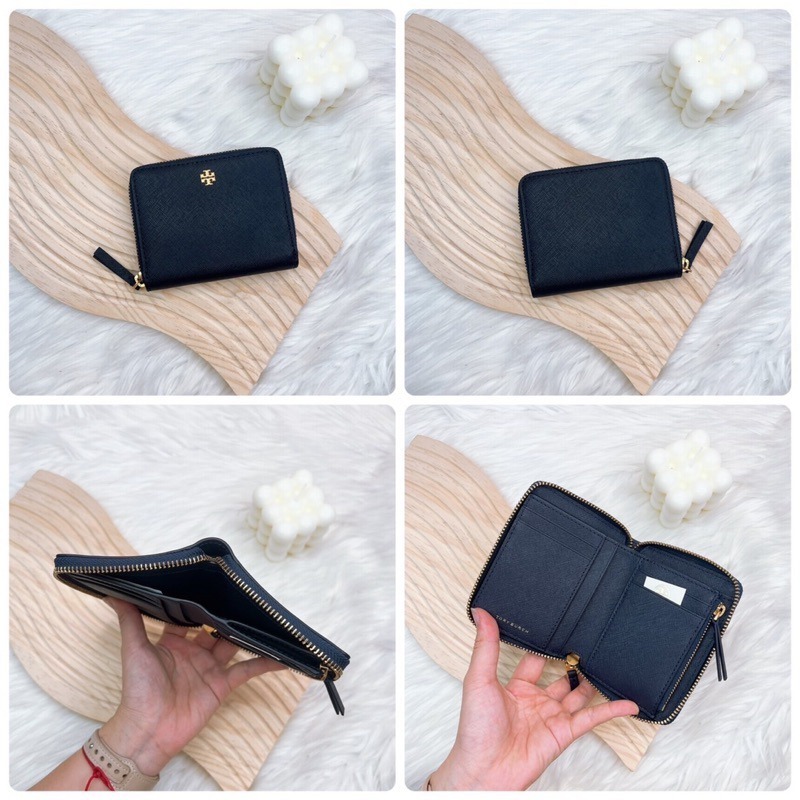 美國代購🇺🇸台灣現貨 Tory Burch 小金logo 拉鍊短夾-細節圖7