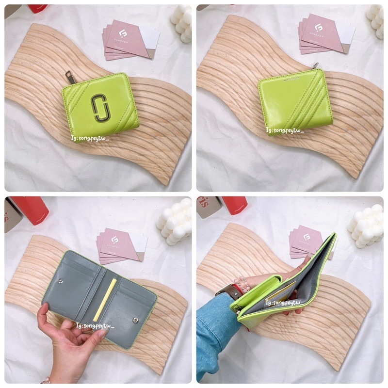 美國代購🇺🇸台灣現貨 Marc Jacobs｜MJ 專櫃款 羊皮短夾-細節圖4