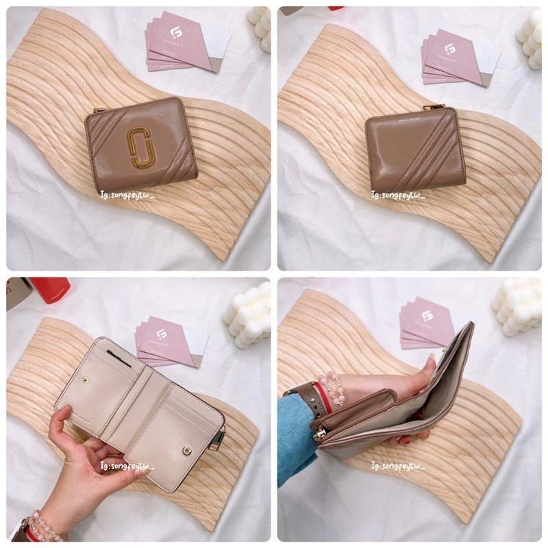 美國代購🇺🇸台灣現貨 Marc Jacobs｜MJ 專櫃款 羊皮短夾-細節圖6