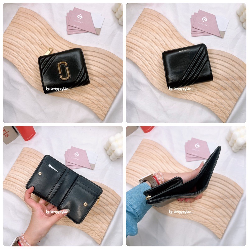 美國代購🇺🇸台灣現貨 Marc Jacobs｜MJ 專櫃款 羊皮短夾-細節圖8