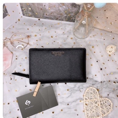 美國代購🇺🇸台灣現貨 Kate spade｜KS 經典扣式中夾-細節圖2