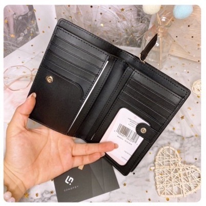 美國代購🇺🇸台灣現貨 Kate spade｜KS 經典扣式中夾-細節圖3