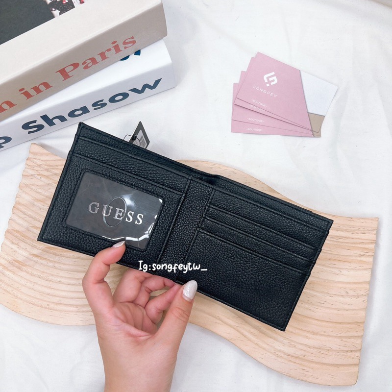 美國代購🇺🇸台灣現貨 Guess 相片層 男短夾 情人節 父親節-細節圖2