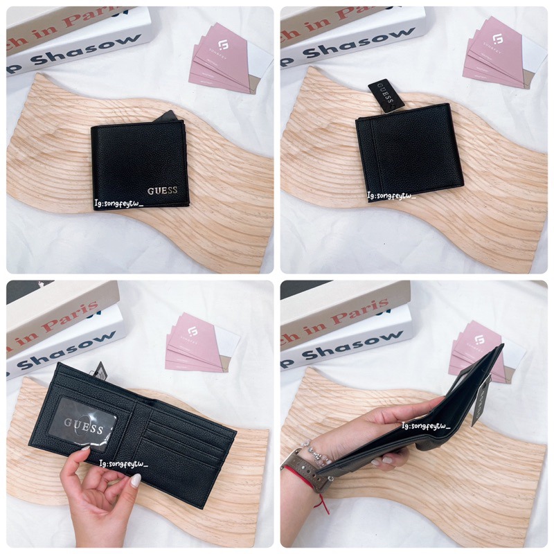 美國代購🇺🇸台灣現貨 Guess 相片層 男短夾 情人節 父親節-細節圖5