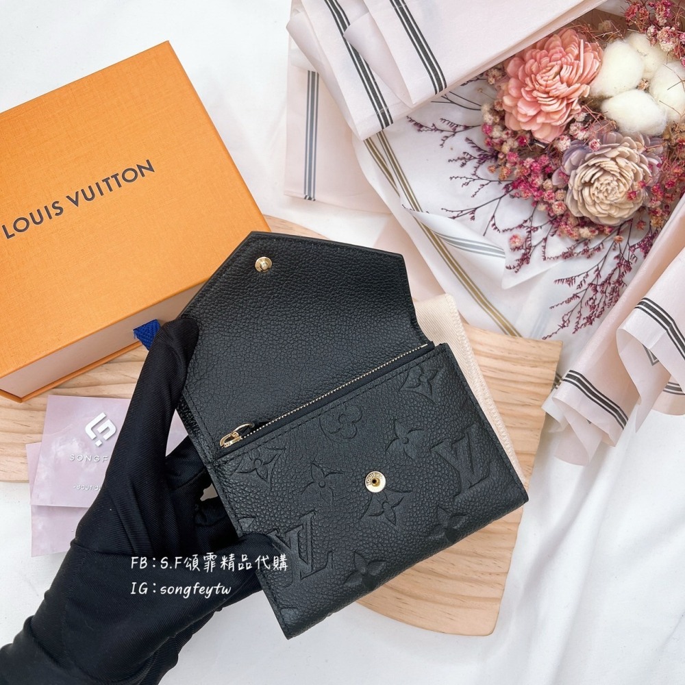 歐美代購🇺🇸台灣現貨Louis Vuitton｜LV 經典 豆豆 三折短夾 - 壓紋款 M64060-細節圖3