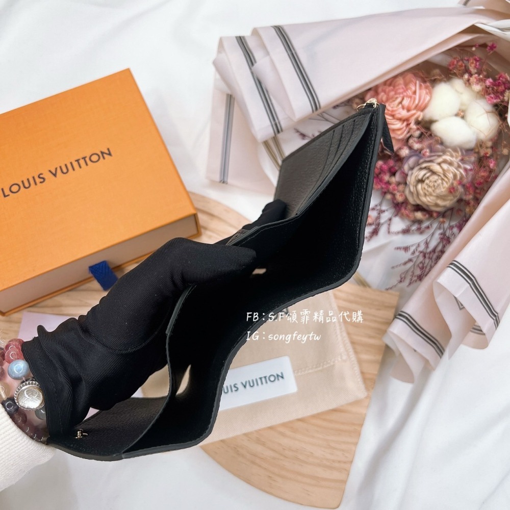 歐美代購🇺🇸台灣現貨Louis Vuitton｜LV 經典 豆豆 三折短夾 - 壓紋款 M64060-細節圖5