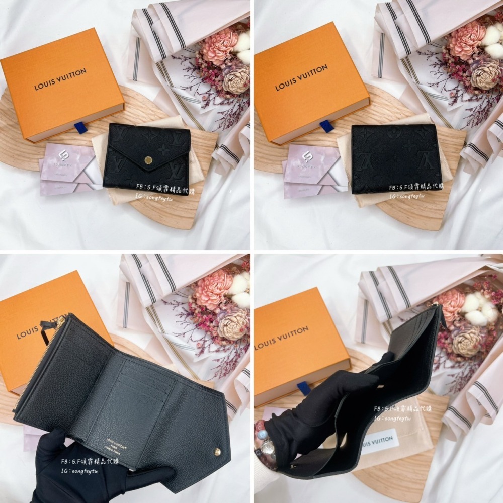 歐美代購🇺🇸台灣現貨Louis Vuitton｜LV 經典 豆豆 三折短夾 - 壓紋款 M64060-細節圖6
