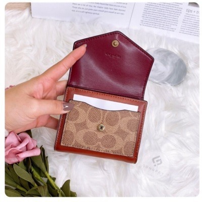 美國代購 台灣現貨 Coach 專櫃款 三折短夾-細節圖3