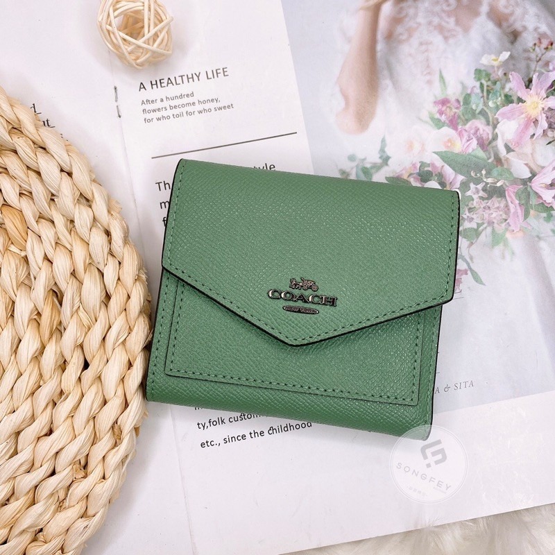 美國代購 台灣現貨 Coach 專櫃款 三折短夾-細節圖6