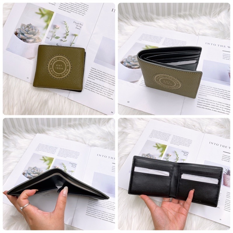美國代購 台灣現貨 Marc Jacobs｜MJ 男款 對開短夾-細節圖6