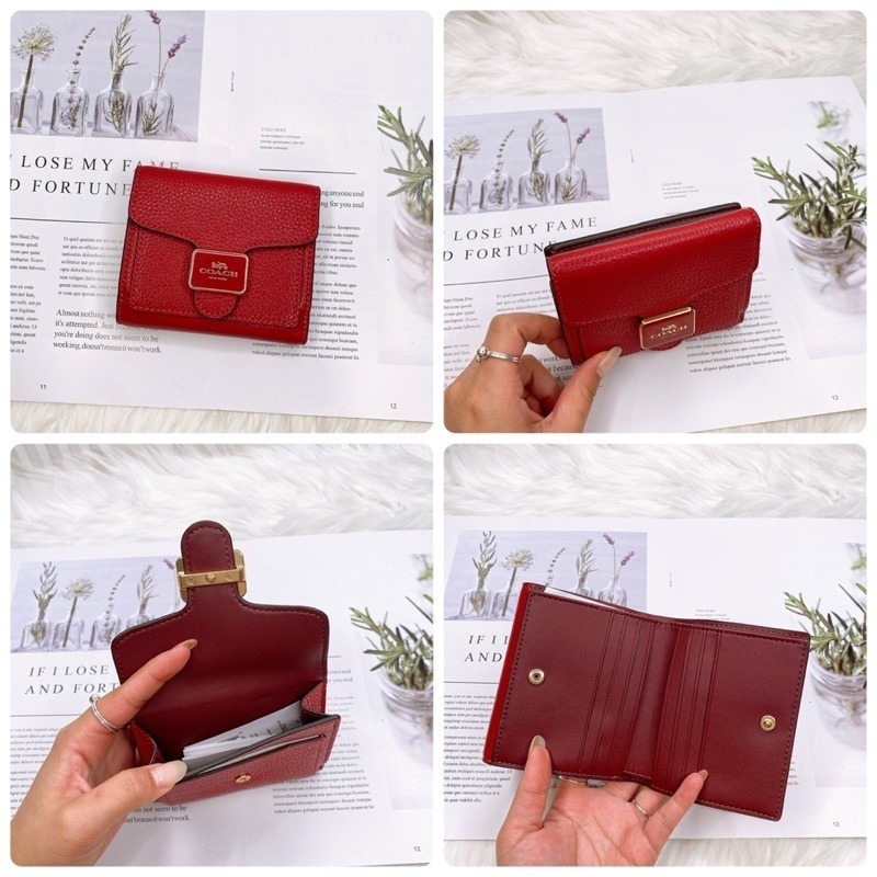 美國代購🇺🇸台灣現貨 Coach 方塊短夾 兩折短夾-細節圖9