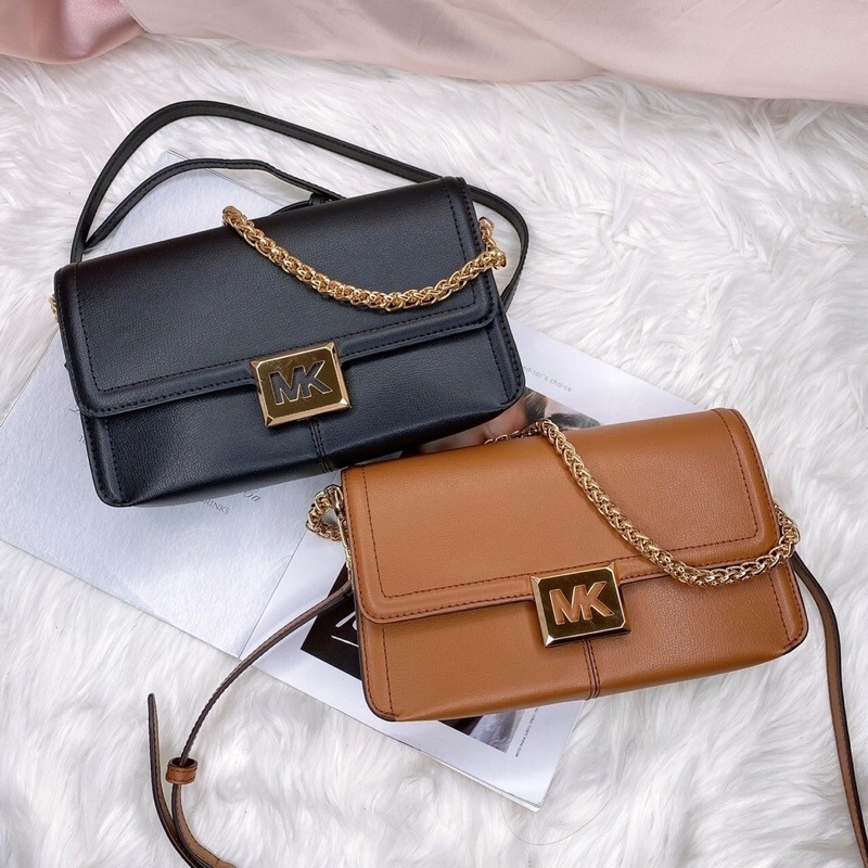 美國代購🇺🇸台灣現貨 MICHAEL KORS SONIA系列 簍空磁釦翻蓋鍊帶信封包-細節圖3