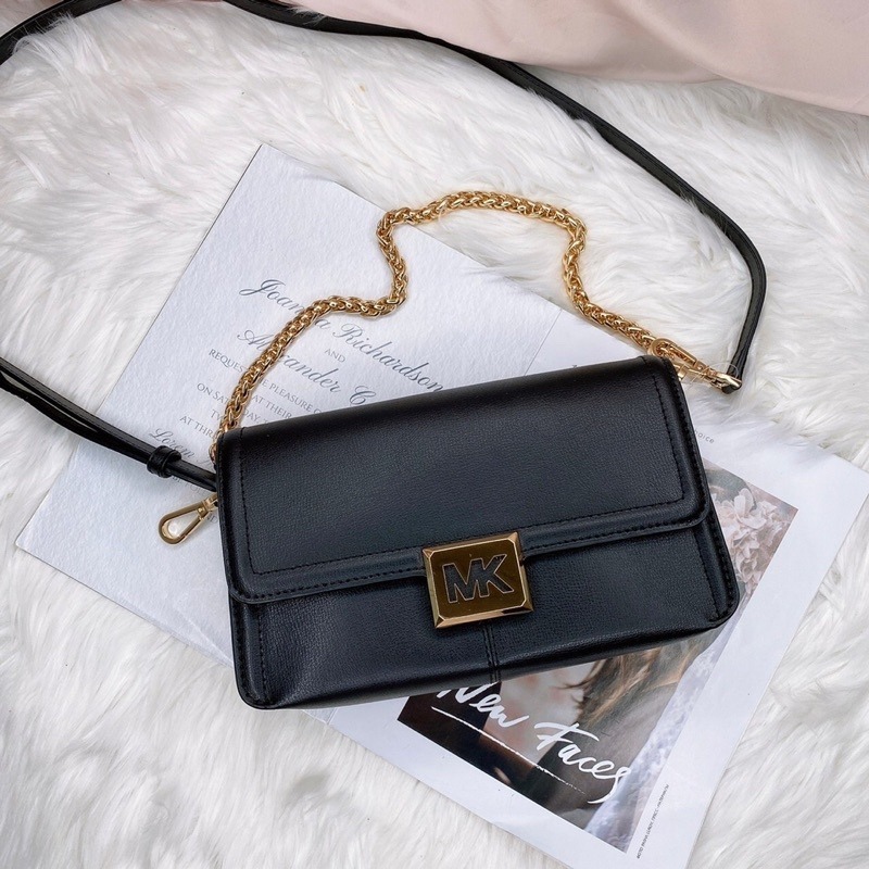 美國代購🇺🇸台灣現貨 MICHAEL KORS SONIA系列 簍空磁釦翻蓋鍊帶信封包-細節圖4