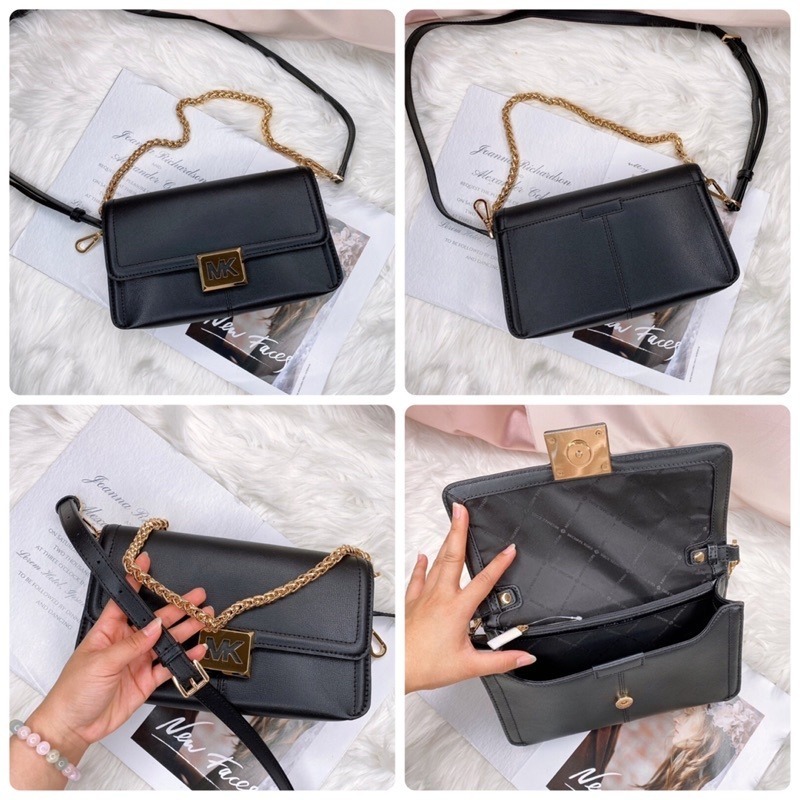 美國代購🇺🇸台灣現貨 MICHAEL KORS SONIA系列 簍空磁釦翻蓋鍊帶信封包-細節圖8