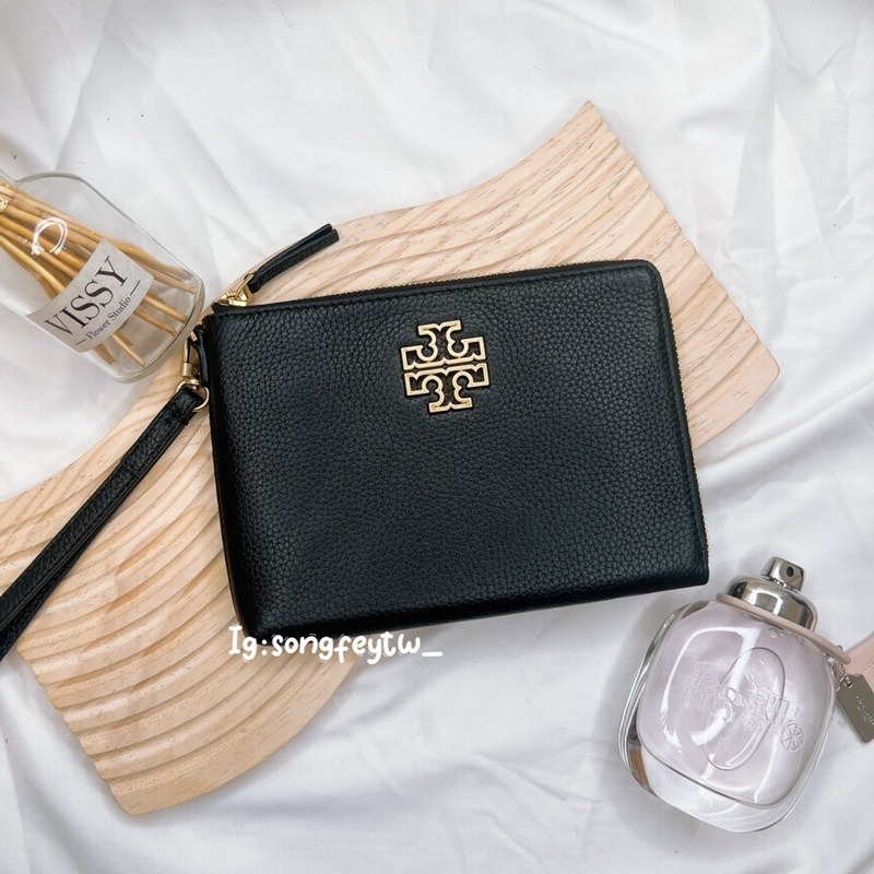 美國代購🇺🇸台灣現貨 Tory Burch 大金logo 大手拿-細節圖2