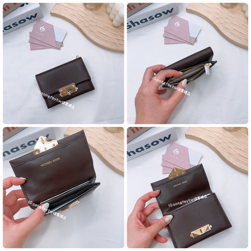 美國代購🇺🇸台灣現貨 MK 專櫃款 cece 卡片包 名片夾 零錢包-細節圖5